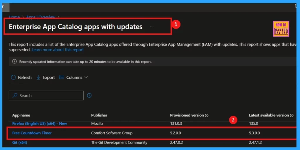 Best way to Update Free Countdown Timer App using Intune Supersede App - Fig.2