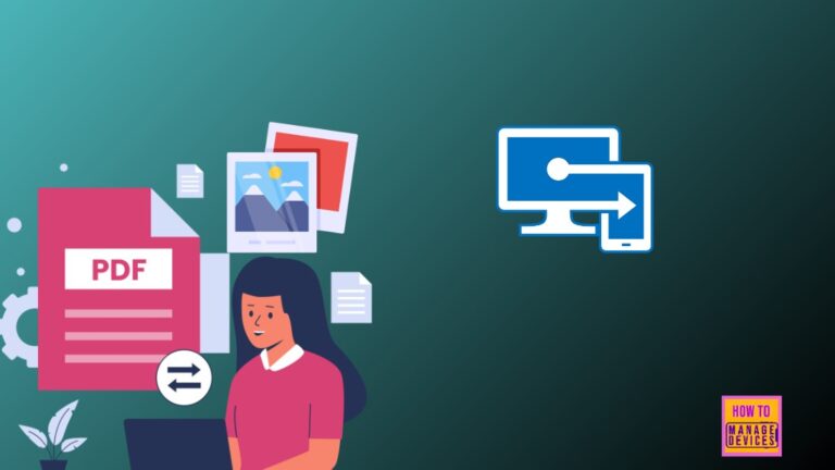 Enable Disable Print PDF as Image Default using Intune Security Policy