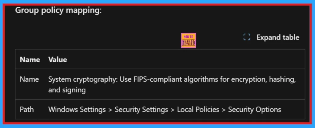 Allows or Disallows the FIPS Algorithm Policy using Intune Setting Catalog - Fig.3