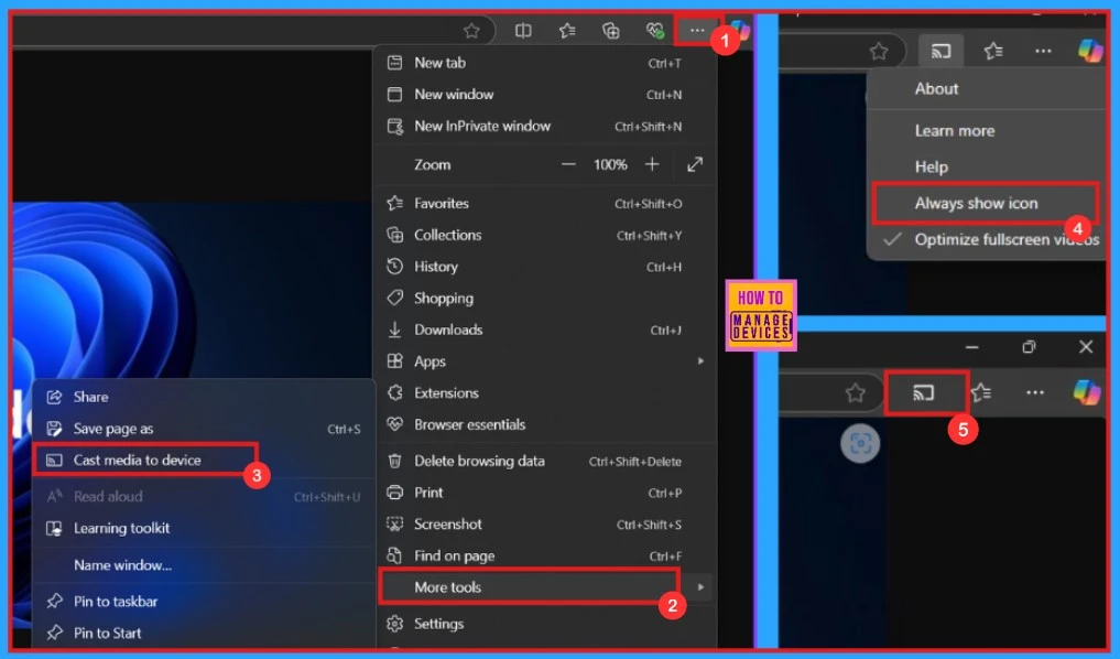 Enable or Disable Show Cast Icon in Toolbar in Edge Browser using M365 Admin Center Policy - Fig.14