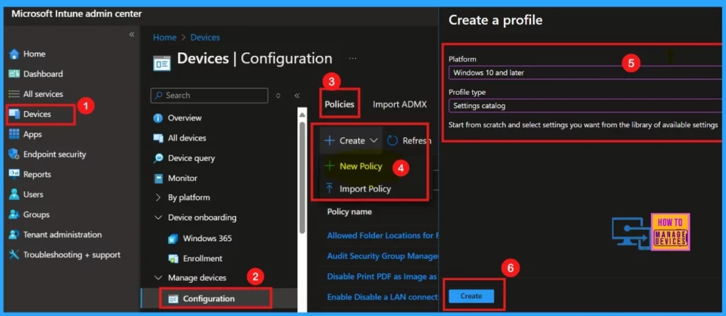 Enable or Disable Unattended Sleep Timeout on Battery using Intune Policy - Fig.1