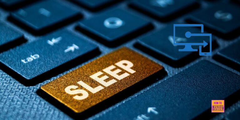 Enable or Disable Unattended Sleep Timeout on Battery using Intune Policy