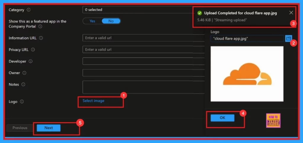 Deploy Cloudflare WARP using Intune Enterprise App Catalog App - Fig.5