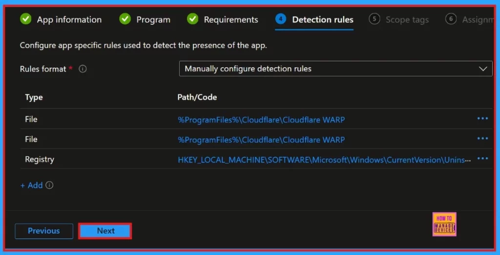 Deploy Cloudflare WARP using Intune Enterprise App Catalog App - Fig.9