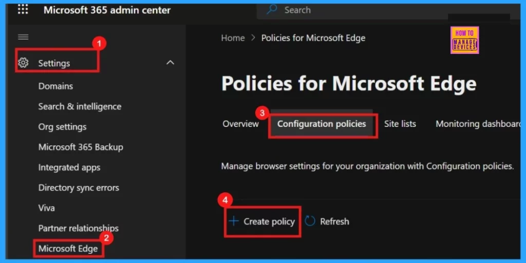 Force Minimum YouTube Restricted Mode Policy in Microsoft Edge Browser using M365 Admin Center 2 Force Minimum YouTube Restricted Mode Policy in Microsoft Edge Browser using M365 Admin Center - Fig.1