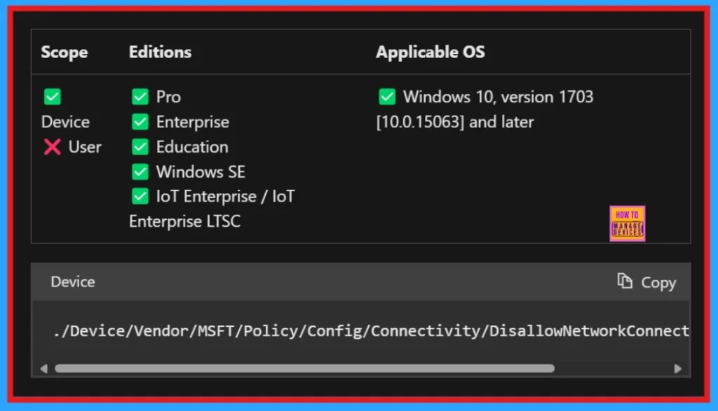 Allow or Disallow Network Connectivity Active Tests using Intune Setting Catalog 2 Allow or Disallow Network Connectivity Active Tests Using Intune Setting Catalog - Fig.1