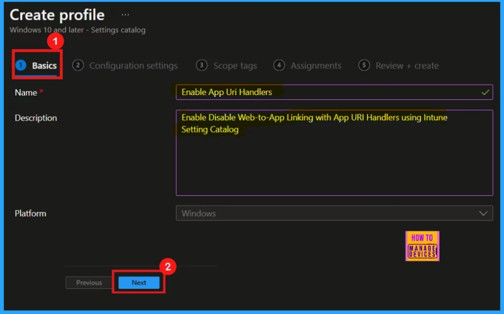 Enable or Disable Web-to-App Linking with App URI Handlers in Windows using Intune Policy - Fig.4