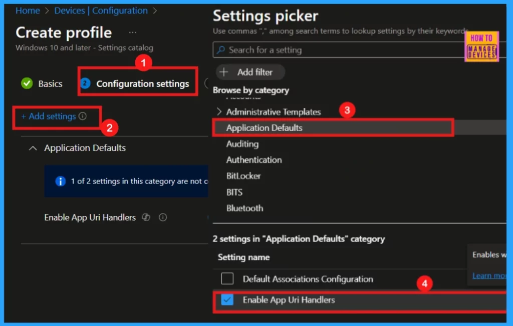Enable or Disable Web-to-App Linking with App URI Handlers in Windows using Intune Policy - Fig.5