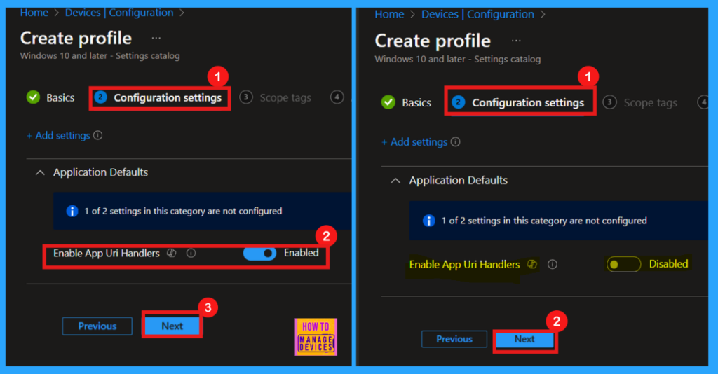 Enable or Disable Web-to-App Linking with App URI Handlers in Windows using Intune Policy - Fig.6
