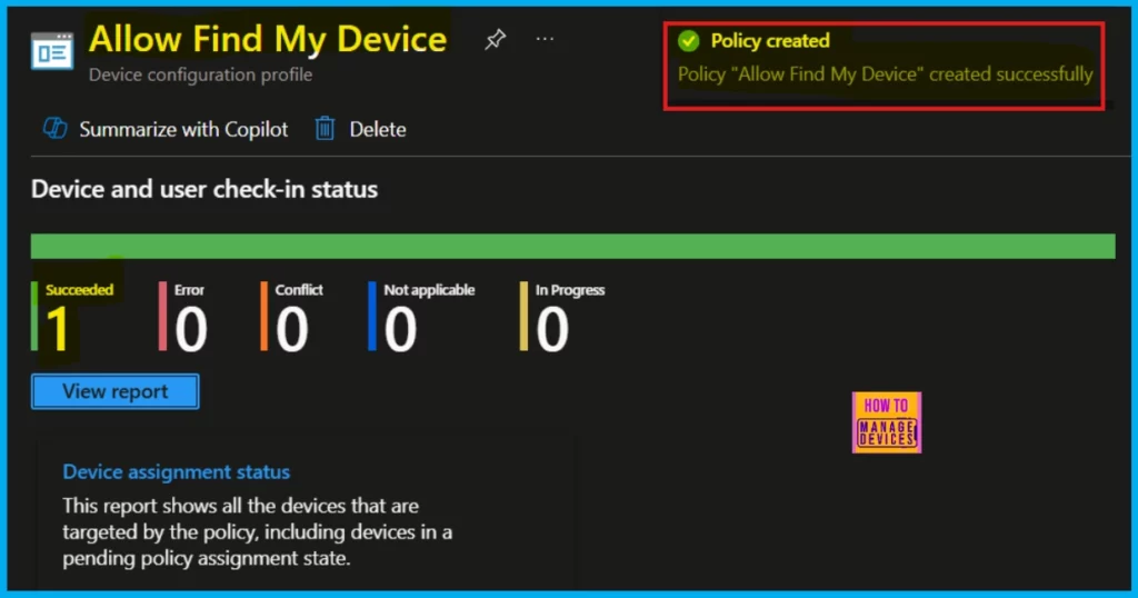 Enable or Disable Find My Device using Intune Security Policy 12 Enable or Disable Find My Device using Intune Security Policy - Fig.10