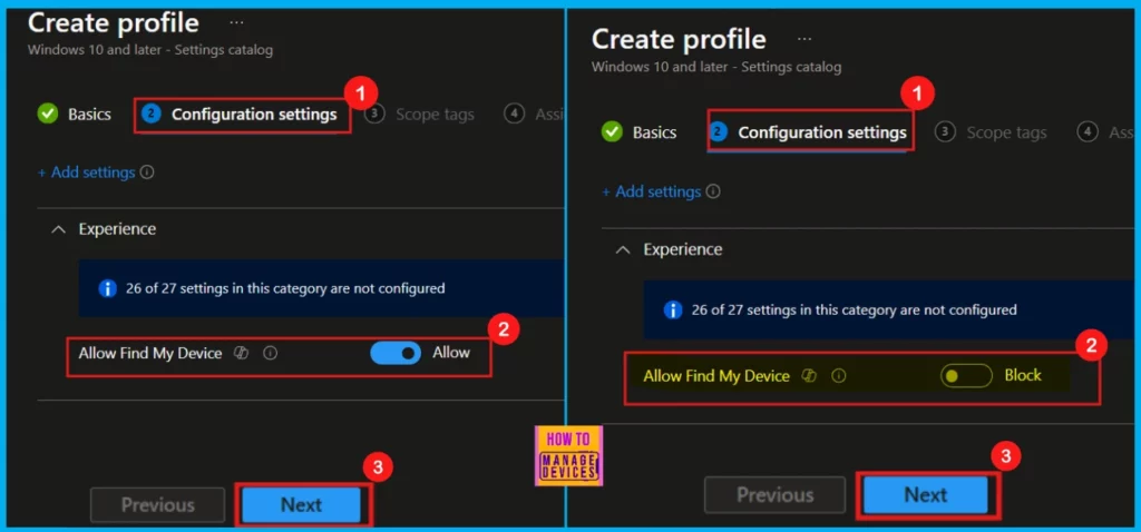 Enable or Disable Find My Device using Intune Security Policy 8 Enable or Disable Find My Device using Intune Security Policy - Fig.6