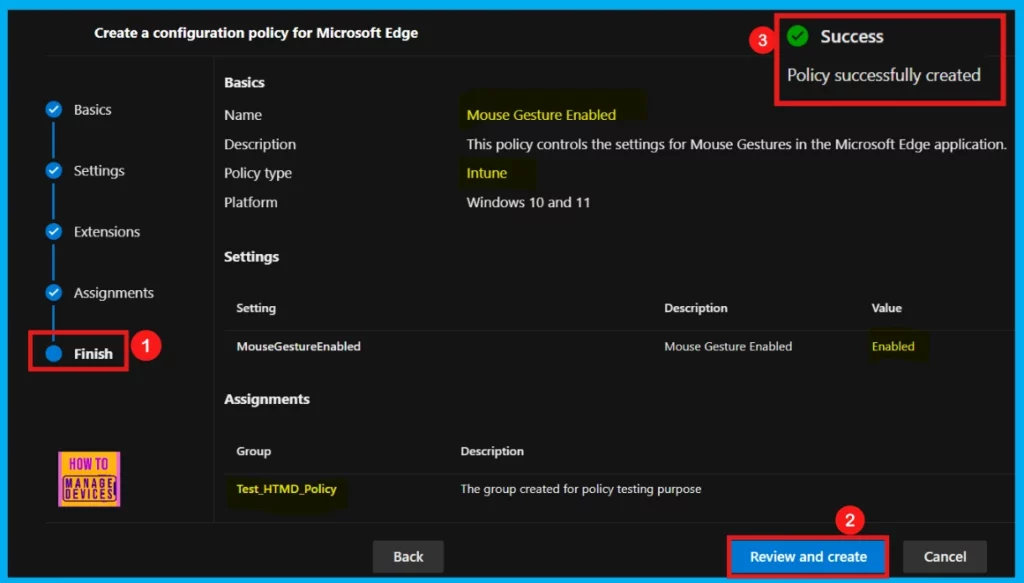 Enable or Disable Mouse Gesture Policy in MS Edge Browser using M365 Admin Center 10 Enable or Disable Mouse Gesture Policy in Microsoft Edge Browser using M365 Admin Center - Fig.9