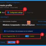 Enable or Disable Suggested Sites in Microsoft Edge using Intune Policy 1