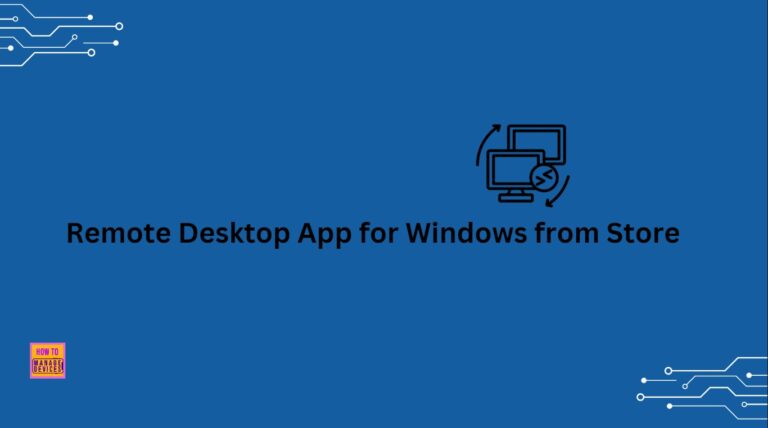 End of Supporting Remote Desktop App for Windows from Store