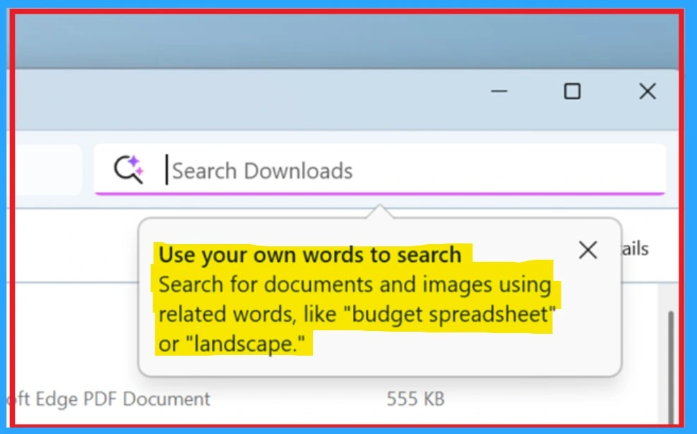 Faster and Advanced Windows Search Performance is Now Available with Copilot + PCs - Fig.1 Creds to MS