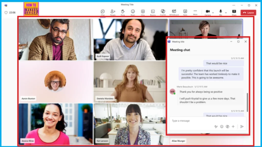 How to Enhance your Teams Experience with Snap Resizable Panes and Zoom Controls Features 5 How to Enhance your Teams Experience with Snap Resizable Panes and Zoom Controls Features - Fig.5 - Creds to MS