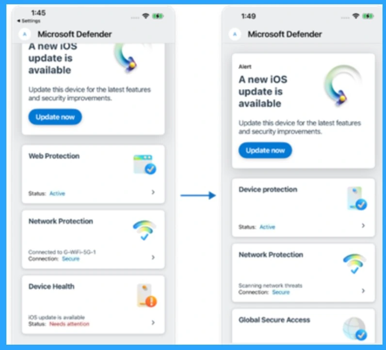 Enhanced Device Protection in Microsoft Defender for Endpoint on iOS 2 Enhanced Device Protection in Microsoft Defender for Endpoint on iOS -Fig.2