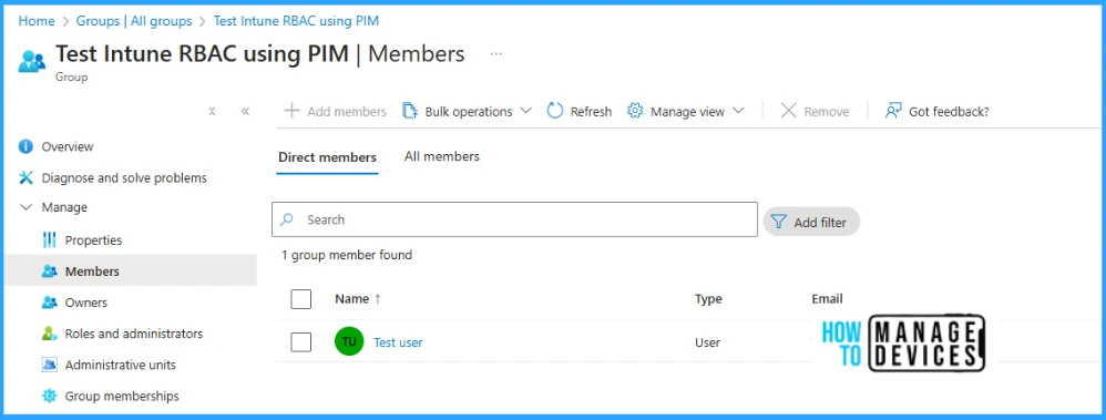 How to Assign Custom Intune Role Based Access to Azure AD Groups using Microsoft Entra PIM - Fig.13