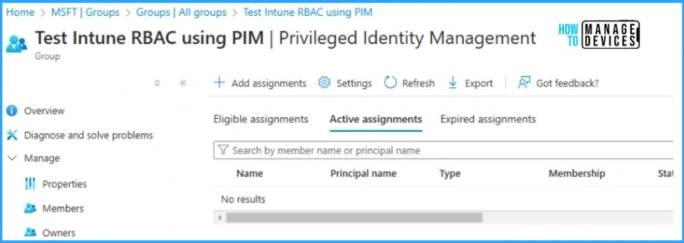 How to Assign Custom Intune Role Based Access to Azure AD Groups using Microsoft Entra PIM - Fig.4