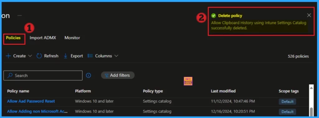 How to Delete Allow Clipboard History Policy in Intune Step by Step Guide - Fig.6