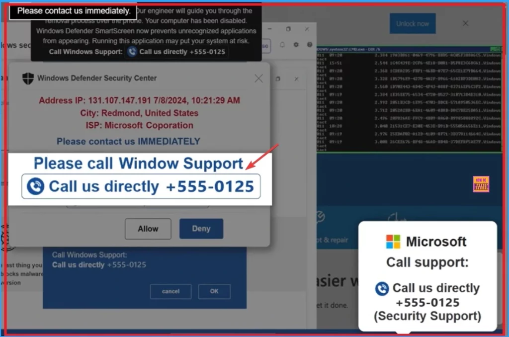 How to Enable Scareware Blocker in Microsoft Edge Browser to Protect Against Scams - Fig.3 - Creds to MS