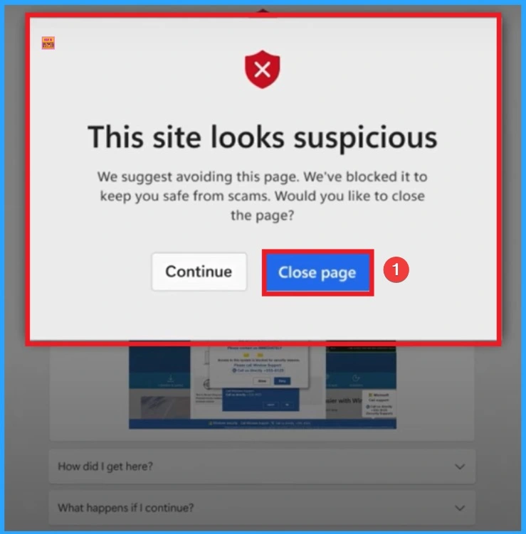 How to Enable Scareware Blocker in Microsoft Edge Browser to Protect Against Scams - Fig.4 - Creds to MS