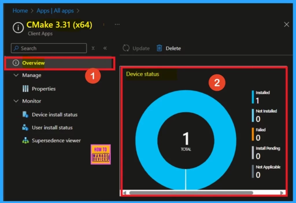 How to Install CMake App using Intune Application Model -Fig.11