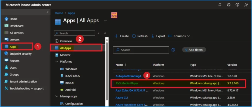 Learn How to Delete or Remove App Assignment from Intune using Step by Step Guide - Fig.2