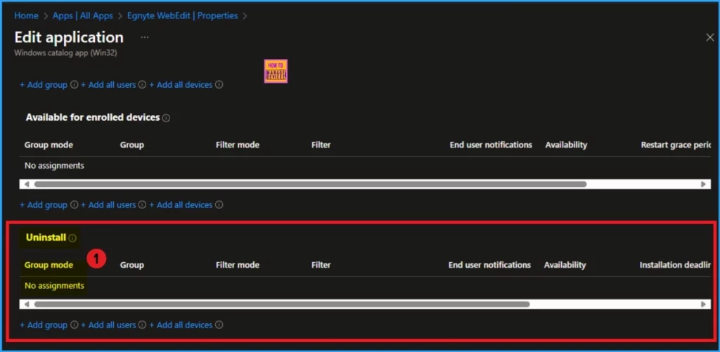 Step by Step Process of Remove or Uninstall App using Intune 6 Step by Step Process of Remove or Uninstall App using Intune - Fig.6