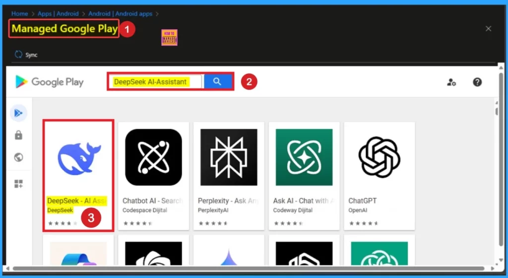 How to Uninstall DeepSeek AI Assistant App on Android using Intune Managed Google Play App - Fig.4