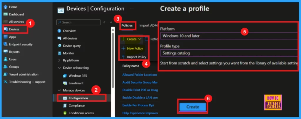 How to Configure Minimum Password Age Security Policy using Intune -Fig.2