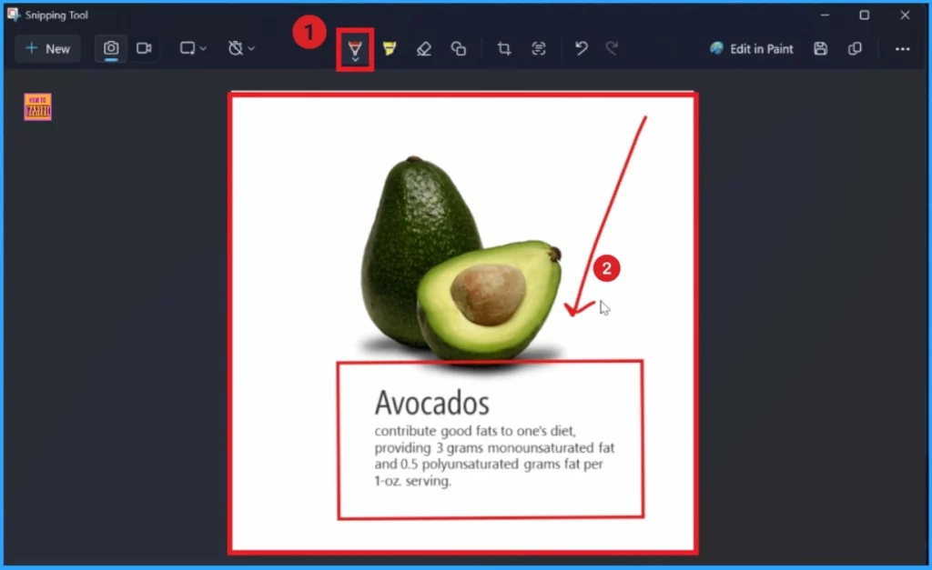 How to use New Draw and Hold Feature in Snipping Tool to Improve the Inking Markup Experience in Windows 11 - Fig.4 - Creds to MS