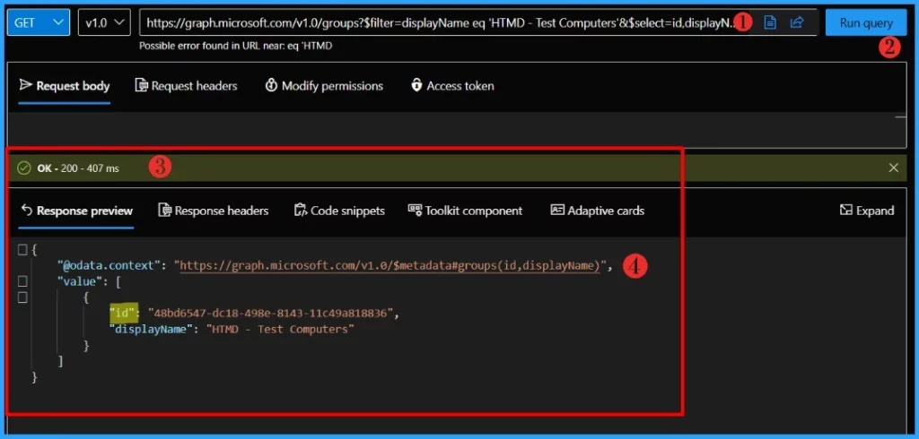 Configure Time Zone for Windows 11 Machines using Intune through Microsoft Graph API 6 Configure Time Zone for Windows 11 Machines using Intune through Microsoft Graph API. Fig.06