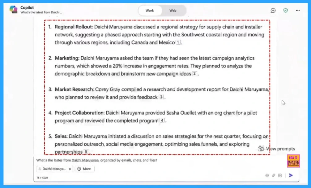 Key Differences between Copilot Chat in Microsoft 365 and Paid Copilot License - Fig.5 Creds to MS