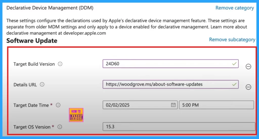 Enforce DDM Software Updates on macOS Device using Intune Settings Catalog 3 Enforce DDM Software Updates on macOS Device using Intune Settings Catalog - Fig.2 (Creds to MS)