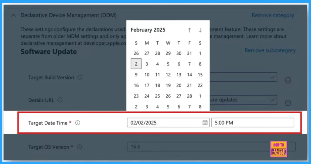 Enforce DDM Software Updates on macOS Device using Intune Settings Catalog 4 Enforce DDM Software Updates on macOS Device using Intune Settings Catalog - Fig.3 (Creds to MS)