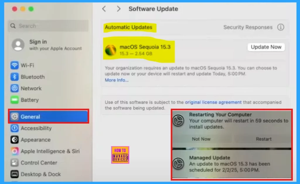 Enforce DDM Software Updates on macOS Device using Intune Settings Catalog 5 Enforce DDM Software Updates on macOS Device using Intune Settings Catalog - Fig.4 (Creds to MS)
