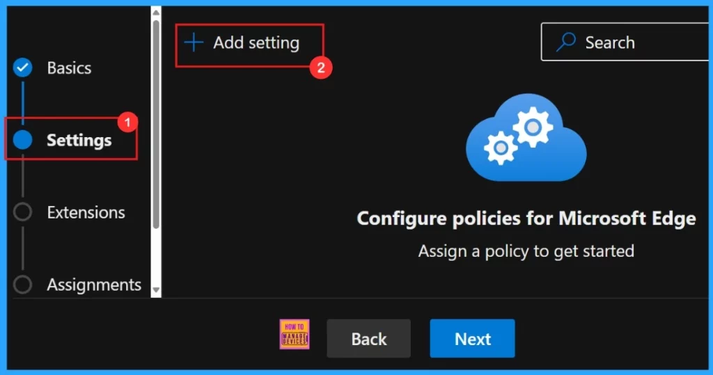 Enable or Disable Clear Browsing Data on Exit Policy in MS Edge Browser using M365 Admin Center - Fig.3