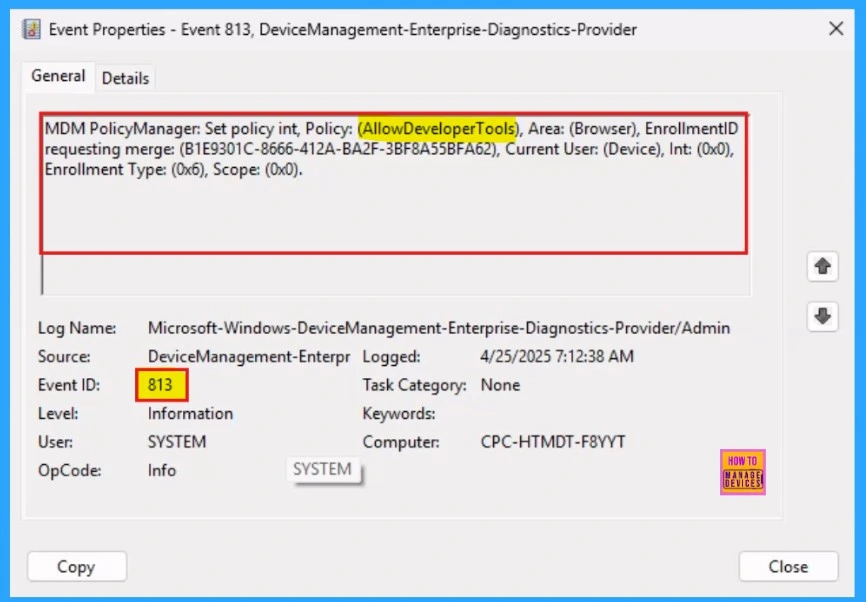 Allow or Block Developer Tools Policy using Intune - Fig.13