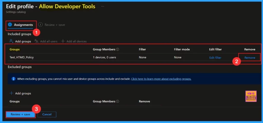 Allow or Block Developer Tools Policy using Intune - Fig.14
