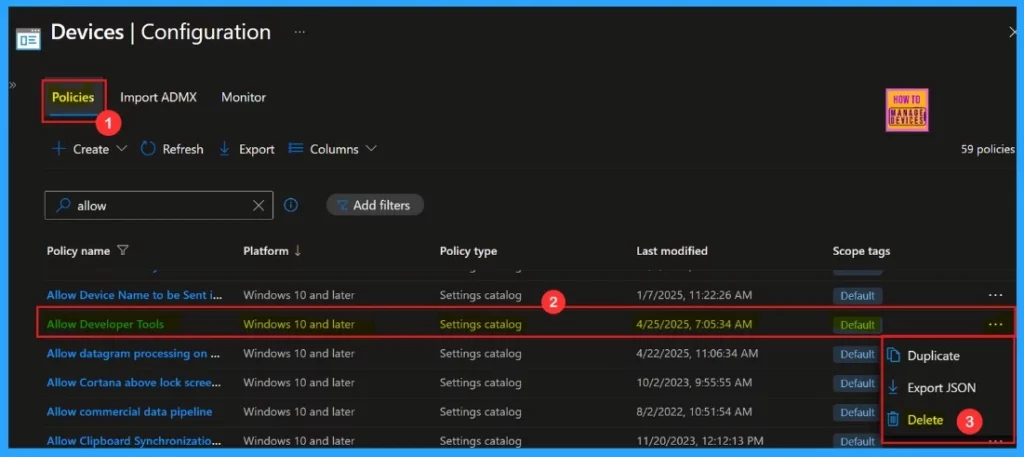 Allow or Block Developer Tools Policy using Intune - Fig.15