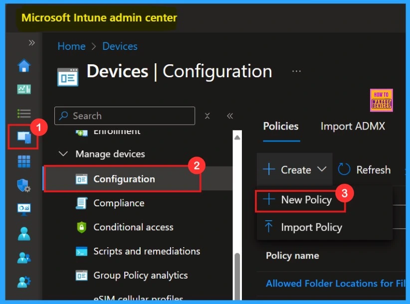 Allow or Block Developer Tools Policy using Intune - Fig.2