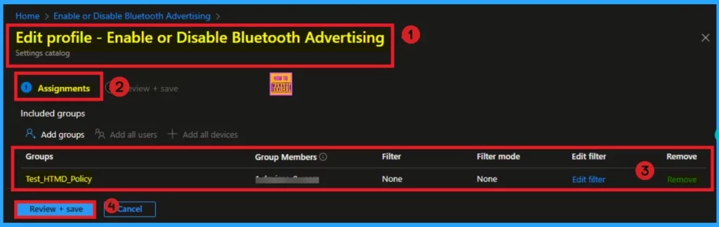 Allow or Block Bluetooth Advertising Policy using Intune - 13