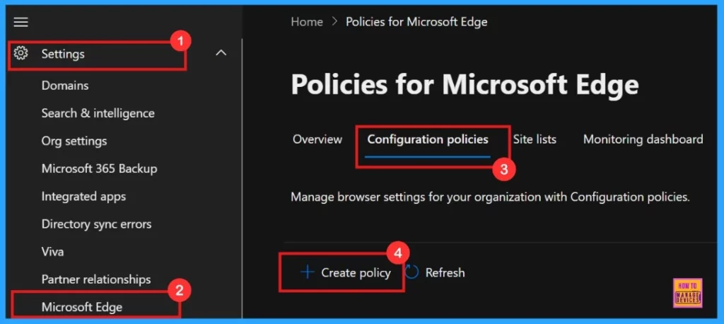 Enable or Disable Background Template List Updates Policy in MS Edge Browser using M365 Admin Center 2 Enable or Disable Background Template List Updates Policy in MS Edge Browser using M365 Admin Center - Fig.1