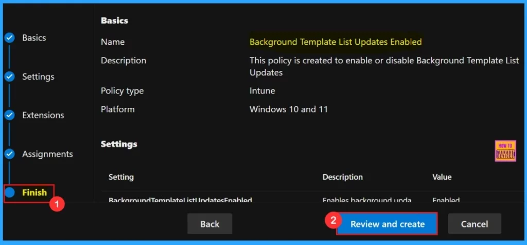 Enable or Disable Background Template List Updates Policy in MS Edge Browser using M365 Admin Center 12 Enable or Disable Background Template List Updates Policy in MS Edge Browser using M365 Admin Center - Fig.11