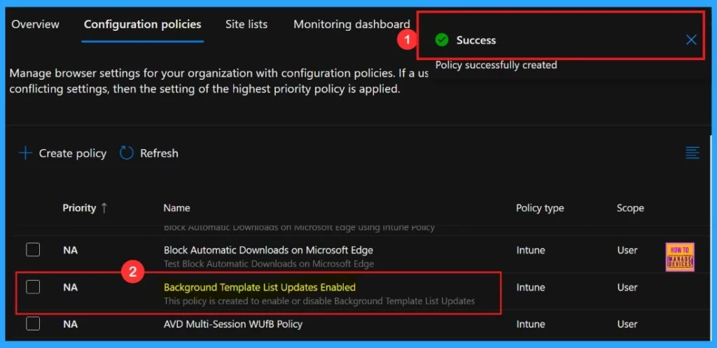 Enable or Disable Background Template List Updates Policy in MS Edge Browser using M365 Admin Center 13 Enable or Disable Background Template List Updates Policy in MS Edge Browser using M365 Admin Center - Fig.12