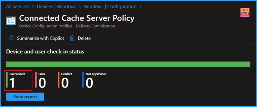 Best Guide to Configure Delivery Optimization Cache Host Policy using Intune. Fig. 10