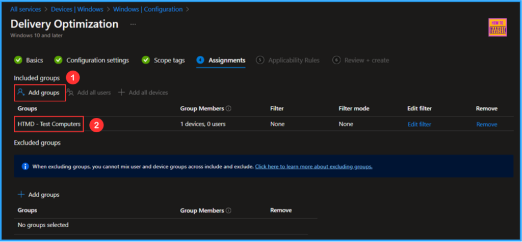 Best Guide to Configure Delivery Optimization Cache Host Policy using Intune. Fig. 7
