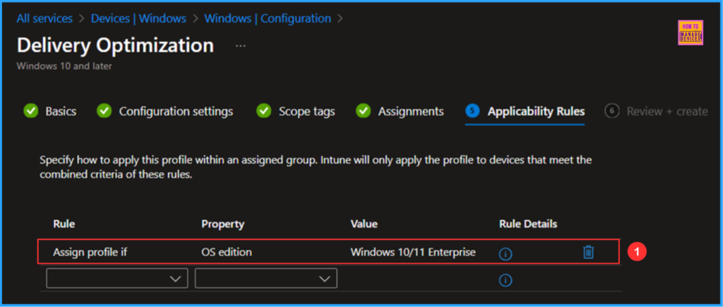 Best Guide to Configure Delivery Optimization Cache Host Policy using Intune. Fig. 8