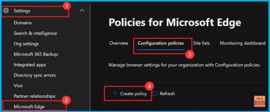 How to Configure Friendly URL Format Policy in MS Edge Browser using M365 Admin Center 2 How to Configure Friendly URL Format Policy in MS Edge Browser using M365 Admin Center - Fig.1